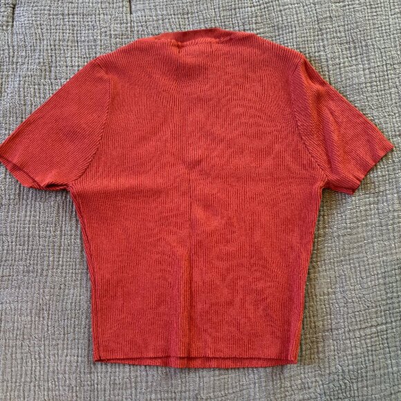 Lulu's Rust Short Sleeve Tee - Picture 3 of 3